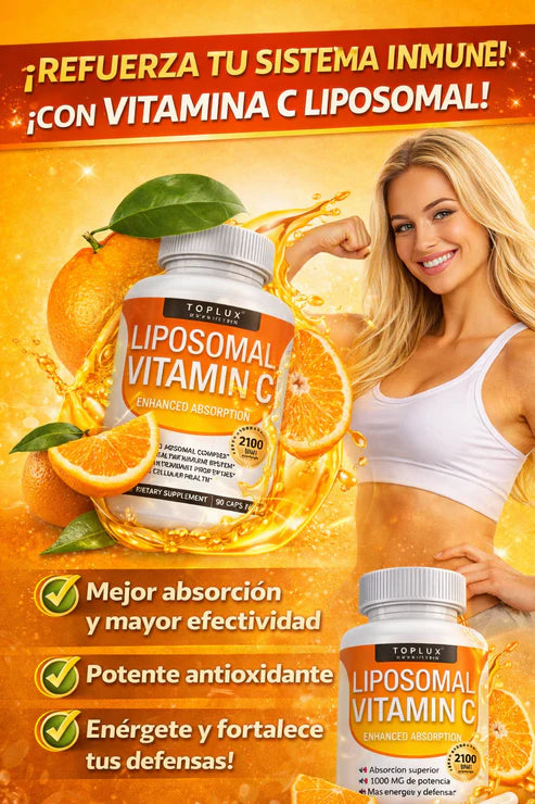 Vitamin C Liposomal - Absorción Máxima 2100 MG