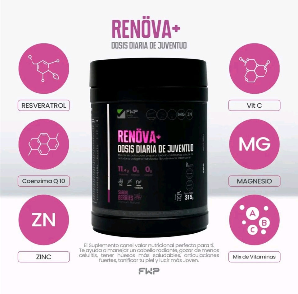 COLÁGENO RENOVA+ CON BIOPEPTIDOS ACTIVOS
