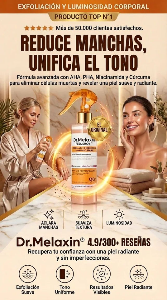 DR. MELAXIN PEEL SHOT (Kojic Acid + Turmeric Spray)