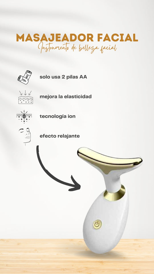 MASAJEADOR FACIAL DE MICROCORRIENTES