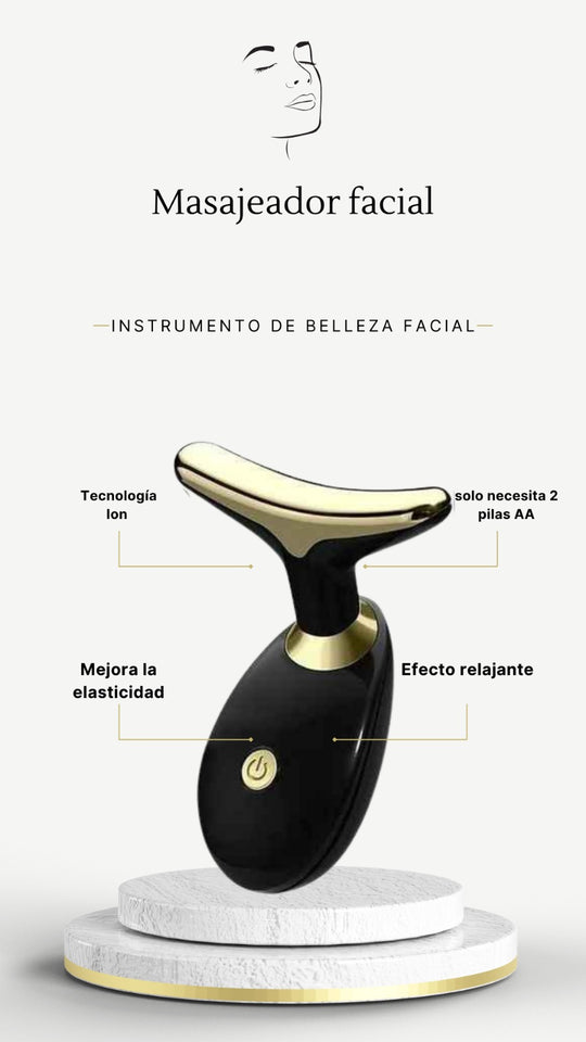 MASAJEADOR FACIAL DE MICROCORRIENTES