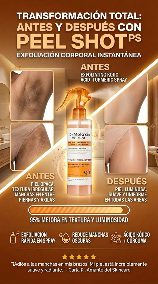 DR. MELAXIN PEEL SHOT (Kojic Acid + Turmeric Spray)