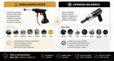 Combo Hidrolavadora 320V + Aspiradora 3 en 1